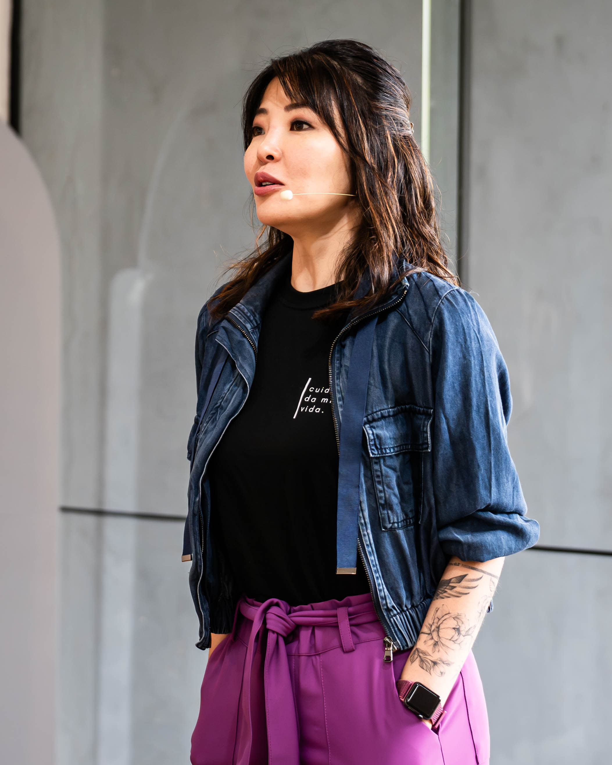 Erika Yumi palestrando